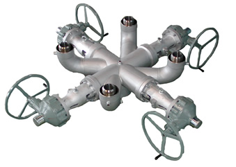 5-way diverter valves